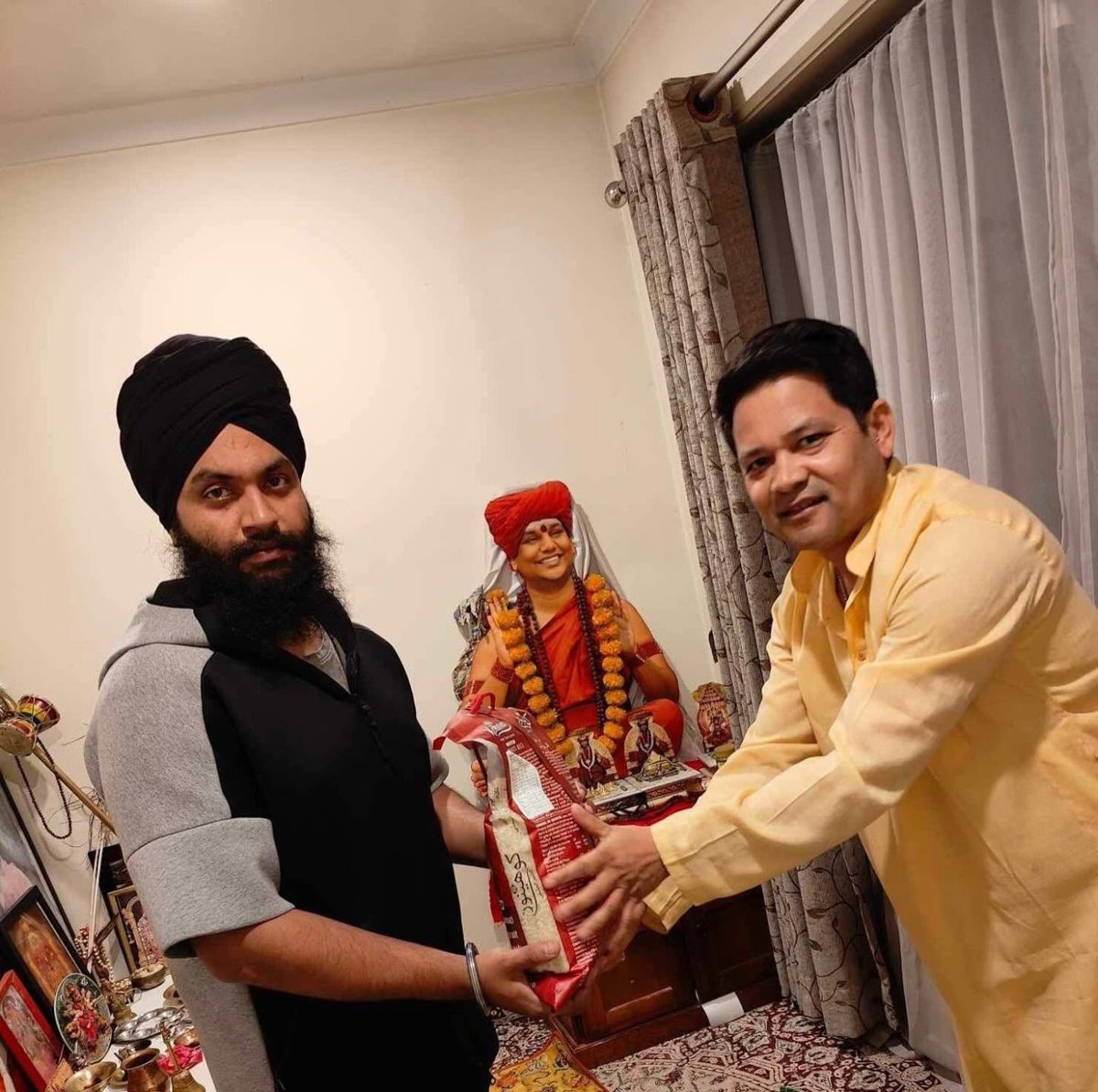 Rice donated by KAILASA Australia to Sikh Volunteers Australia